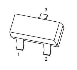 VBsemi IRLML2402GTRPBF N-Channel MOSFET